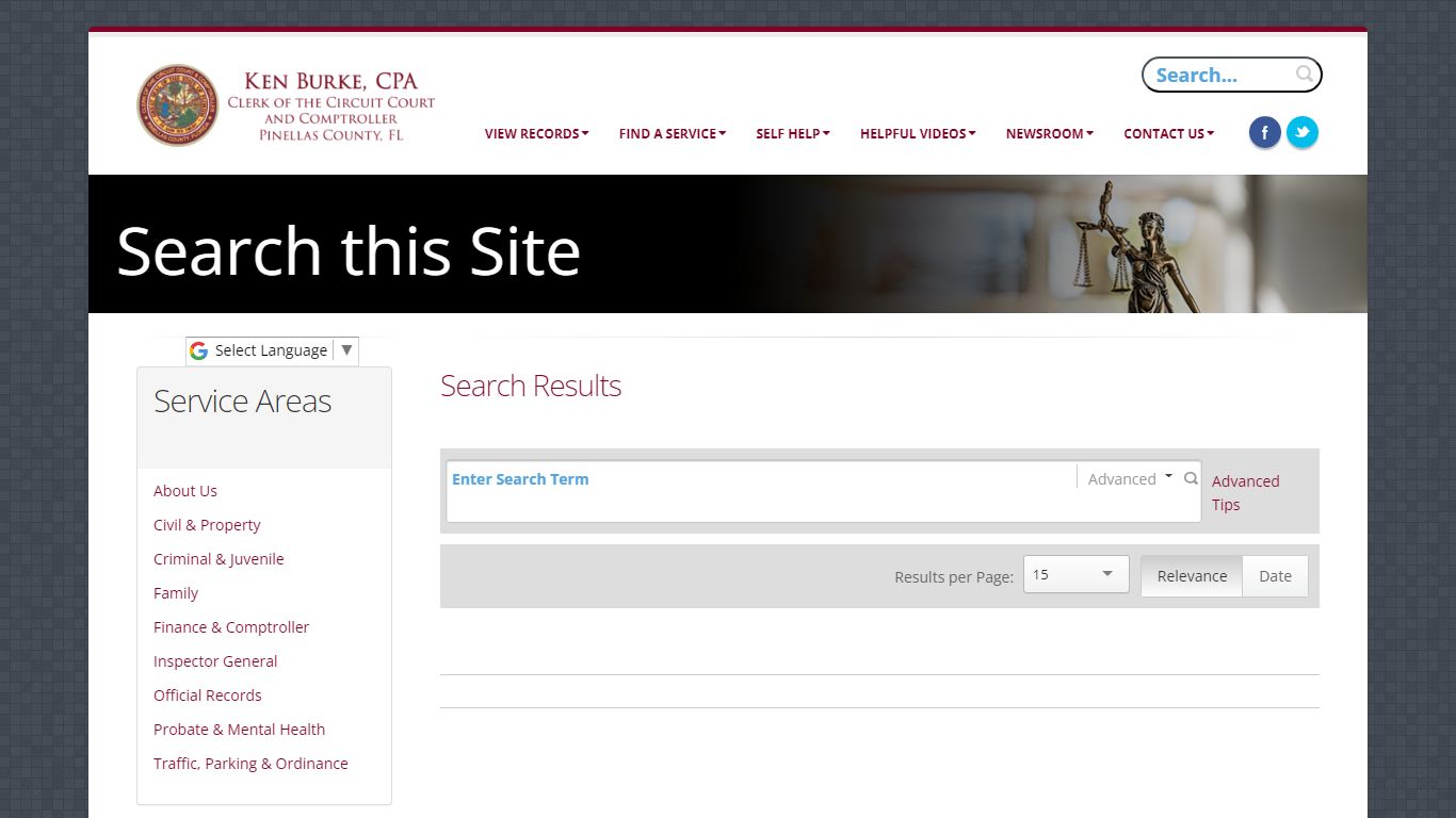 Search - Pinellas County Clerk of the Circuit Court and Comptroller